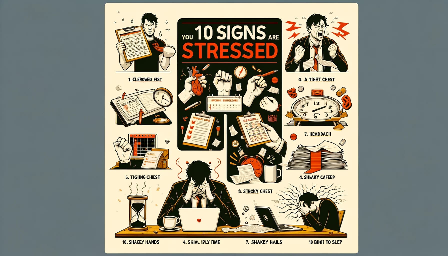 10 Pertanda Bahwa Anda Sedang Stres