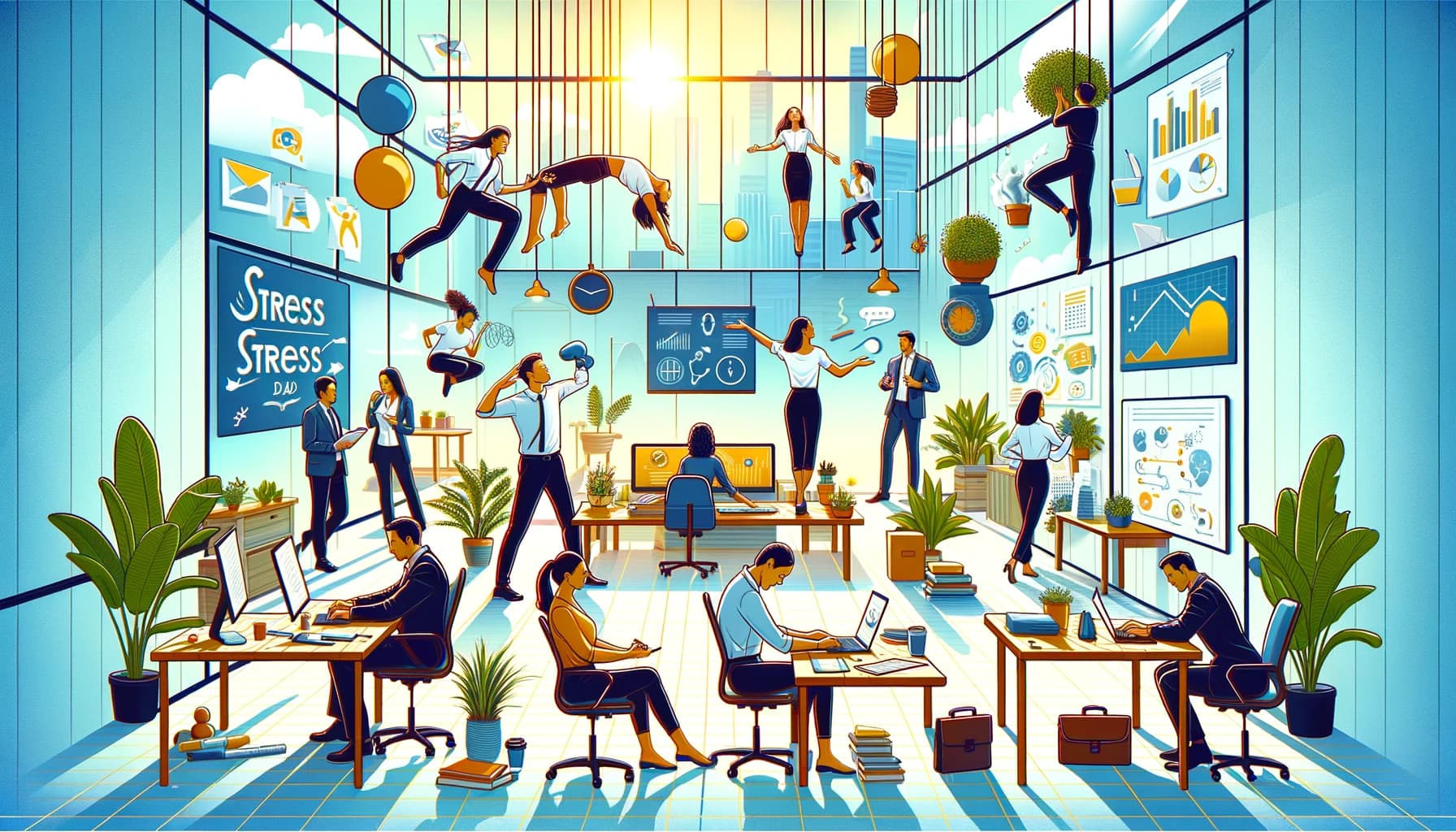 Cara Mengatasi Stres di Tempat Kerja dan Tetap Semangat