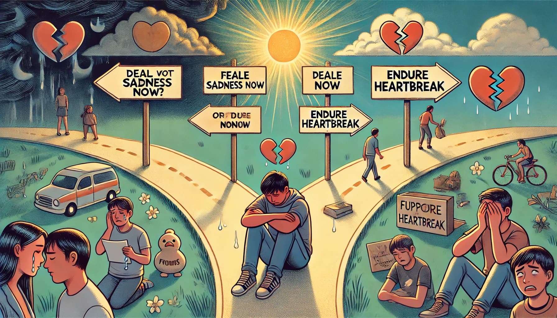 Lebih Baik Hadapi Kesedihan Sekarang atau Sakit Hati di Masa Depan?